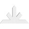 Ekena Millwork Saratoga Architectural Grade PVC Gable Bracket, 48"W x 30"H x 6"D x 6"F, 15/12 Pitch GBP048X30X0606SAR00 - alternate 2